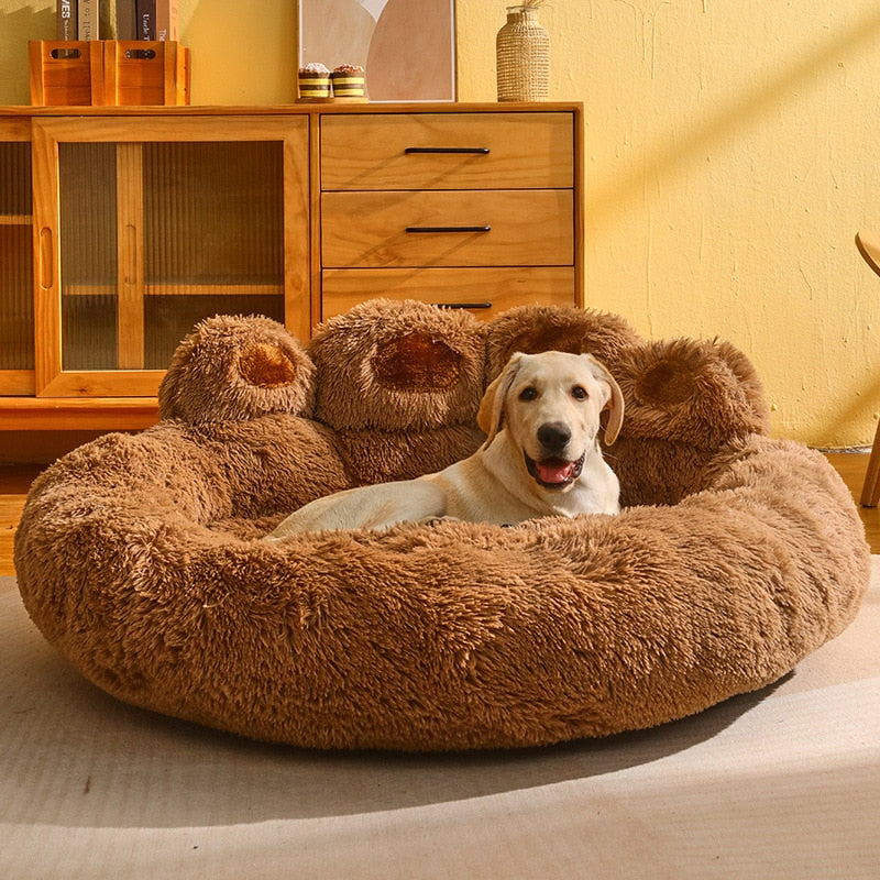 Cute Bear Paw Shaped Pet Bed