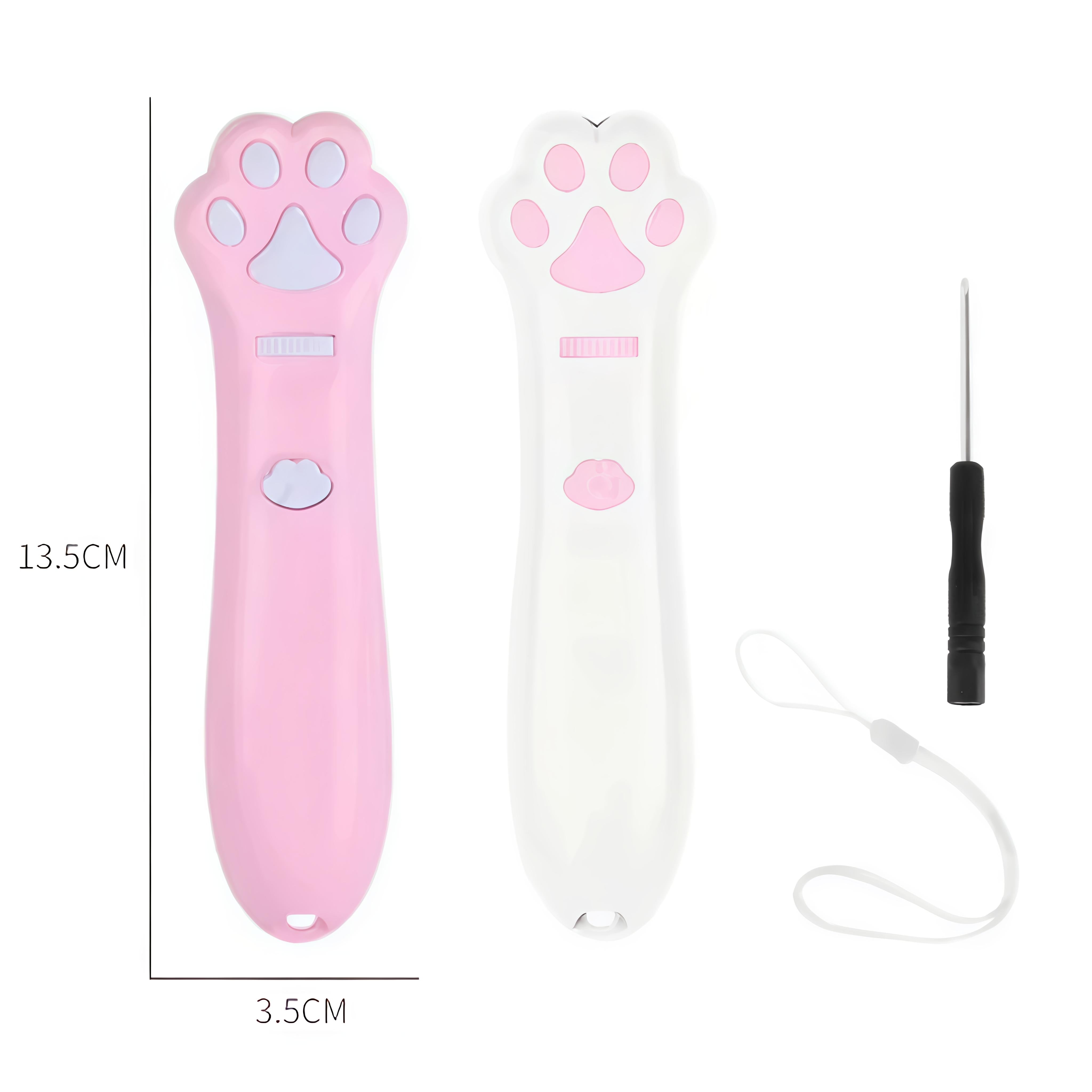 6-in-1 Portable Laser Cat Teaser Wand Toy